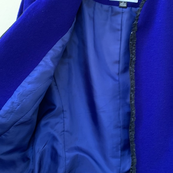 Jasper ASL Royal Blue Zipper Jacket, 8 - Picture 5 of 7